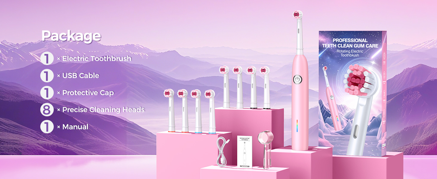 Rotating Electric Toothbrush