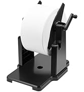 MUNBYN External Rolls Label Holder, 2 in 1 Fan-Fold Stack Paper Holder for Desktop Thermal Label ...