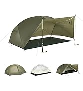 Naturehike Mongar Pro 1/2/3 Person Backpacking Tent,Waterproof Nylon Easy Setup Lightweight Campi...