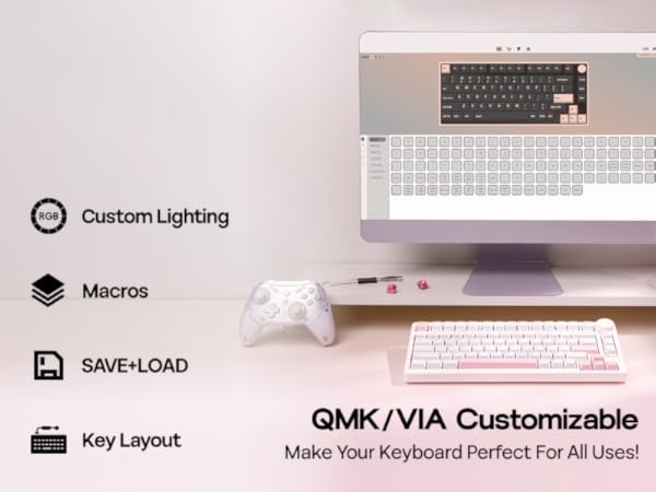 Programmable Wireless Gaming Keyboard