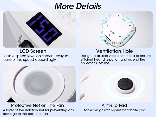 gellen nail dust collector