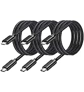 Pofesun USB C to Micro USB Cable, 3Pack 3ft Type C to Micro USB Braided Fast Charging OTG Cord Co...