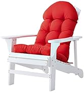 Enipate Weather Resistant Cushions for Adirondack Chair High Back Rocking Chair Cushion Indoor Ou...