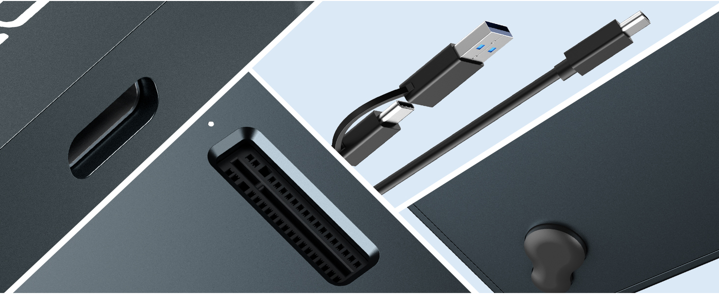 Recover files from broken laptops using this M.2 SSD reader for data rescue and system upgrades.