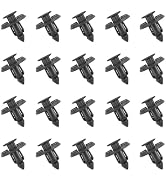 Icyfond 20Pcs Fender Push-Type Retainer Clips, OEM 01553-09321, 8mm Hole Fender Liner Clips for S...