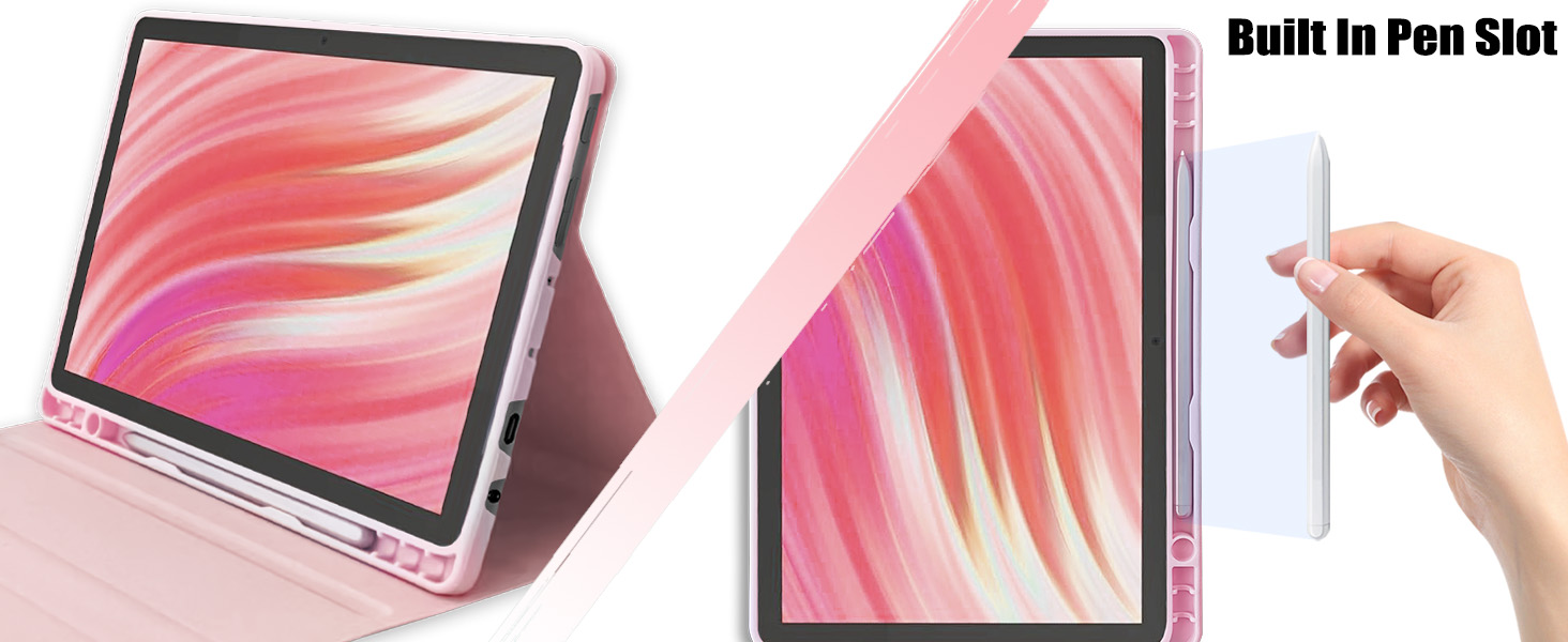 HD 10/10 Plus Keyboard case-Pink+-4