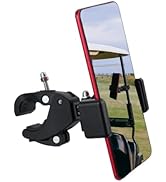 Phone Holder with Clamp for Stroller, Golf Cart, Cell Phone Mount Holder for Bike, Shopping Cart,...