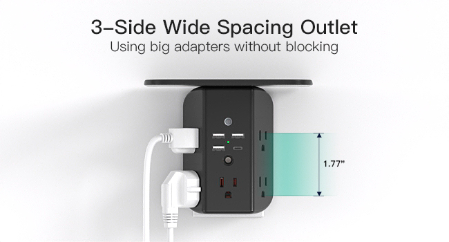 3-Side Wide Spacing Outlet