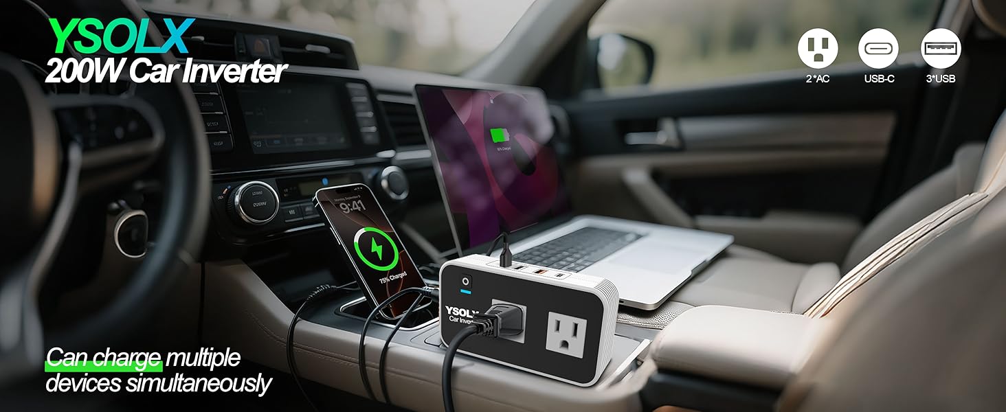 The perfect partner for working during a car trip.