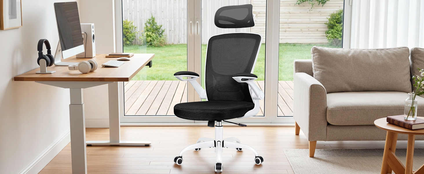 office chair with fil-up armrest