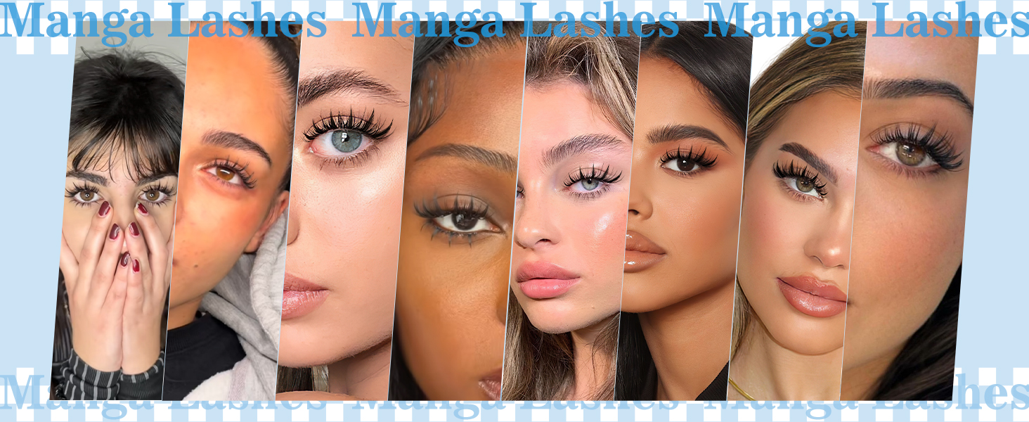 Manga lash clusters kit