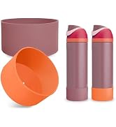 Kaitiaki 2PCS Silicone Boot for Owala 24oz FreeSip Water Bottle, Anti-Slip Scratch-Resistant Bott...