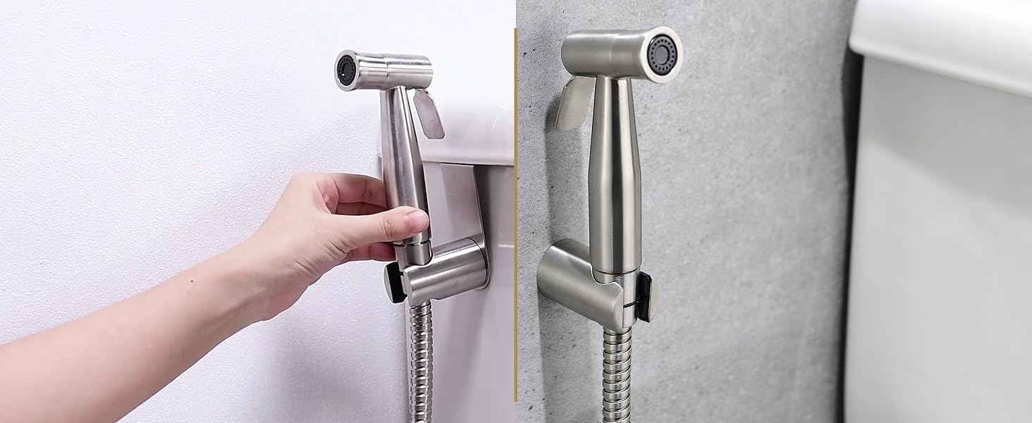 attach bidet hose to bidet sprayer head