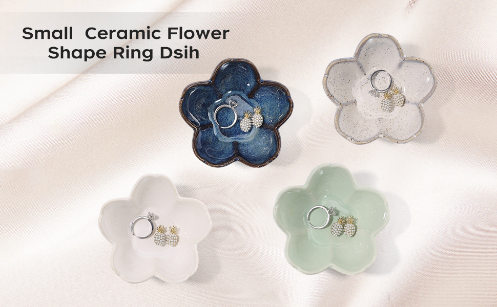 small flower ring dish
