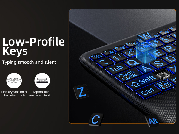 silent wireless keyboard