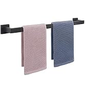 NearMoon Towel Bar, Bath Accessories Premium Thicken Stainless Steel Square Shower Towel Rack for...