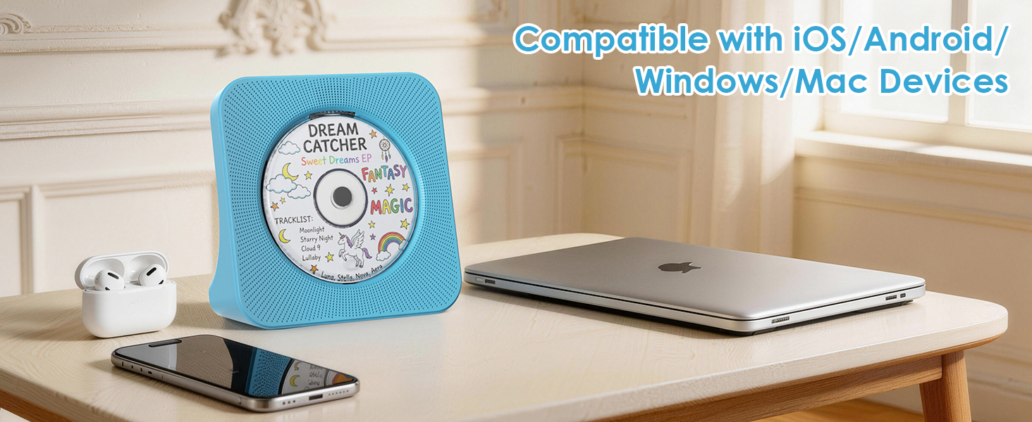 cd player with speakers