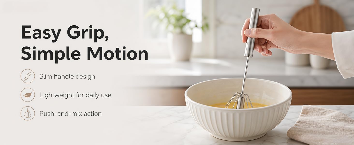 Hand Push Whisk