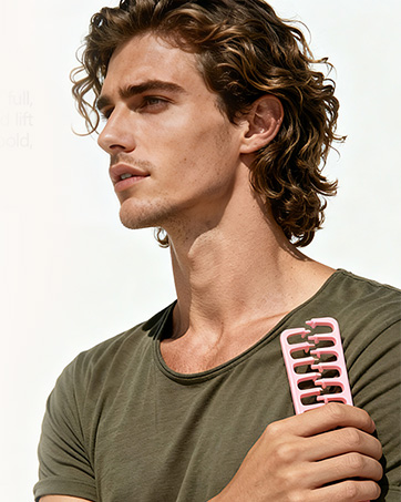 Perfect Texture Comb for Bangs Crown Volume and Daily Styling