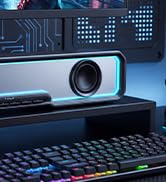 havit Computer Speakers for Desktop PC, Bluetooth 5.3 Pc Soundbar with Dynamic LED Light, HiFi St...