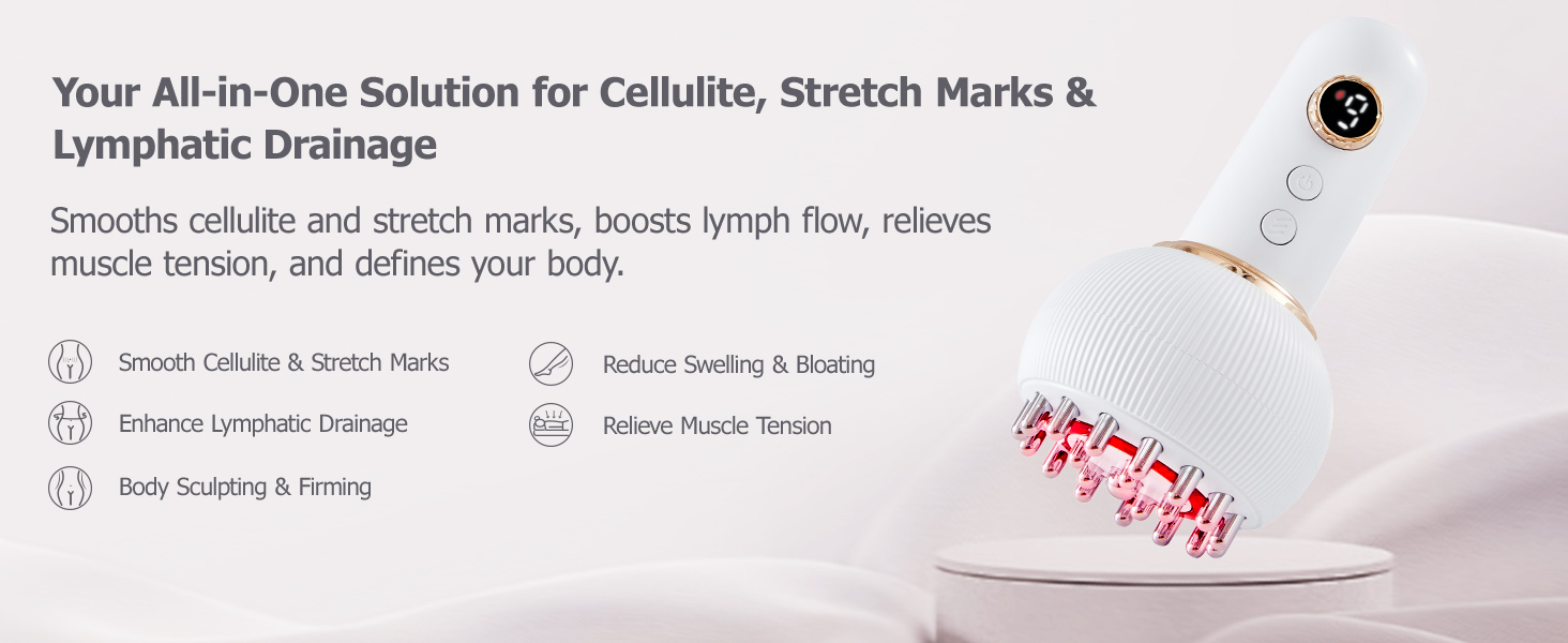 lymphatic drainage massager; stretch marks removal; body sculpting machine; cellulite massager