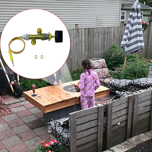 The Kit include Brass Valve, Thermocouple 24inch, Bakelite Knob