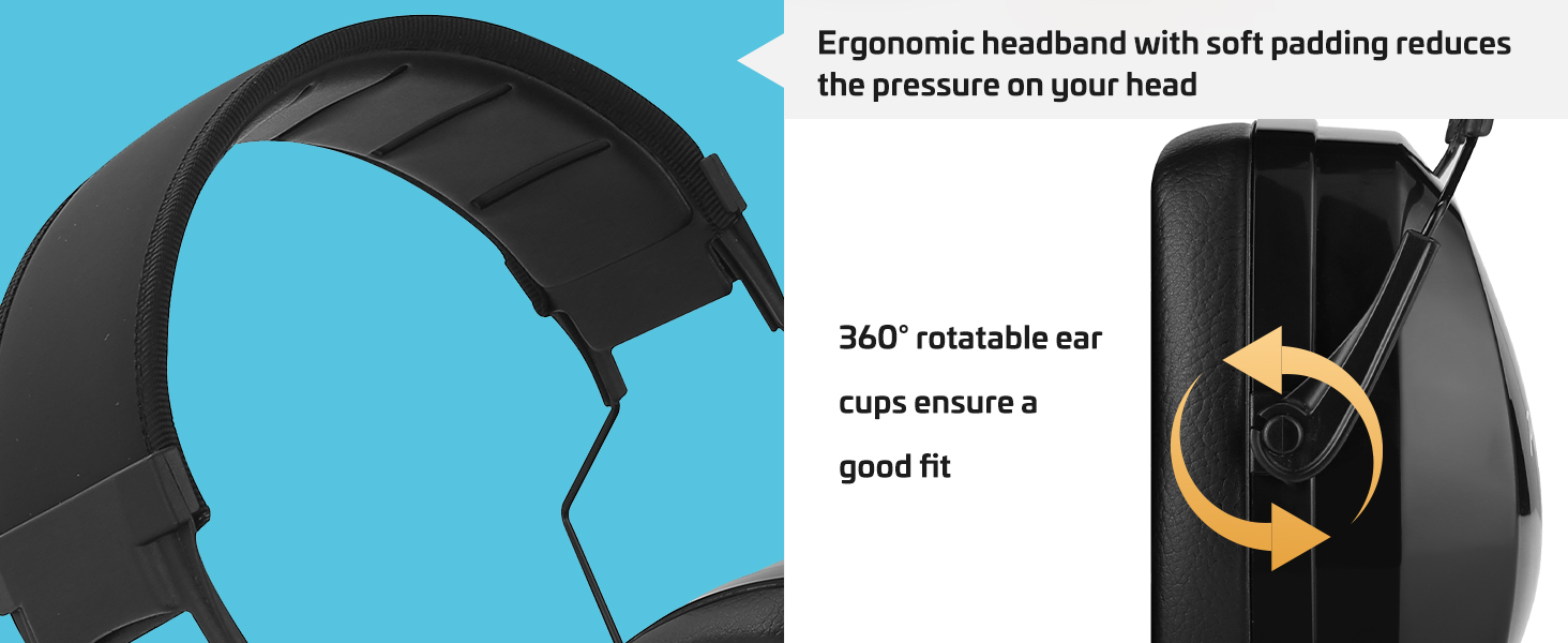 ProCase Noise Reduction Safety Ear Muffs