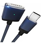 YBSGO 140W USB-C to Magnetic 3 Cable,2M/6.6FT Magnetic Charging Cable for MacBook Air 2024 M3 13/...