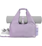 sportsnew Yoga Gym Bags for Women with Shoes Compartment and Wet Dry Storage Pockets with Adjusta...