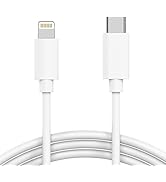 TALK WORKS USB C to Lightning Cable iPhone Charger 3ft Short Heavy Duty Cord - Fast Charging Powe...