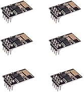 hiBCTR 6-Pack ESP8266 ESP-01 Serial WiFi Wireless Transceiver Wireless Module Development Board L...