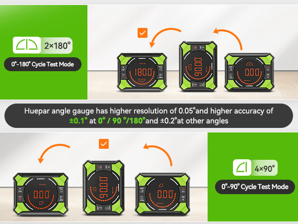 Huepar AG2L Rechargeable Digital Angle Finder