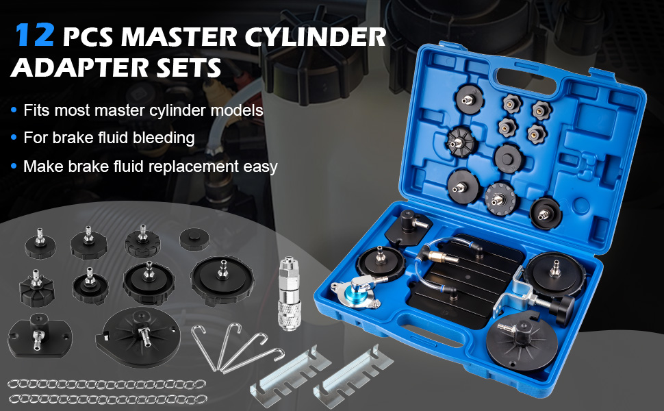 12 PCS MASTER CYLINDERADAPTER SETS