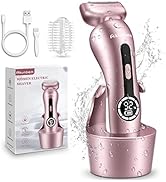 Akunbem Electric Shaver for Women for Legs Bikini Trimmer Electric Razors for Women Underarm Publ...