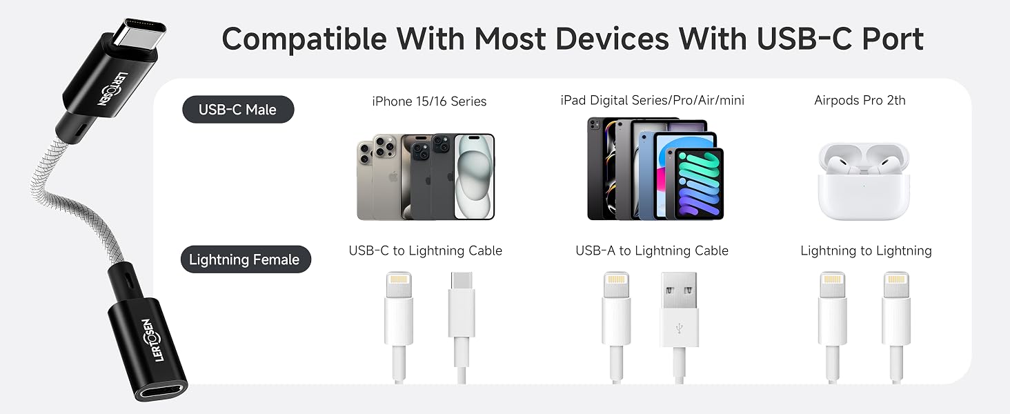 usb-c to lightning adapter iphone to usb c adapter usb c to iphone adapter usbc to lightning