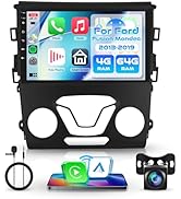 Rimoody 4G+64G Android Car Stereo Radio for Ford Fusion/Ford Mondeo 2013-2019 with Wireless Carpl...