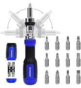 SHARDEN Ratchet Screwdriver 13-in-1 Multi Screwdriver Tool All in One Ratcheting Screwdriver Set ...