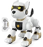 Robot Dog for Kids, Remote Control Dog with Voice Touch Interaction and lmitation Show, Programma...