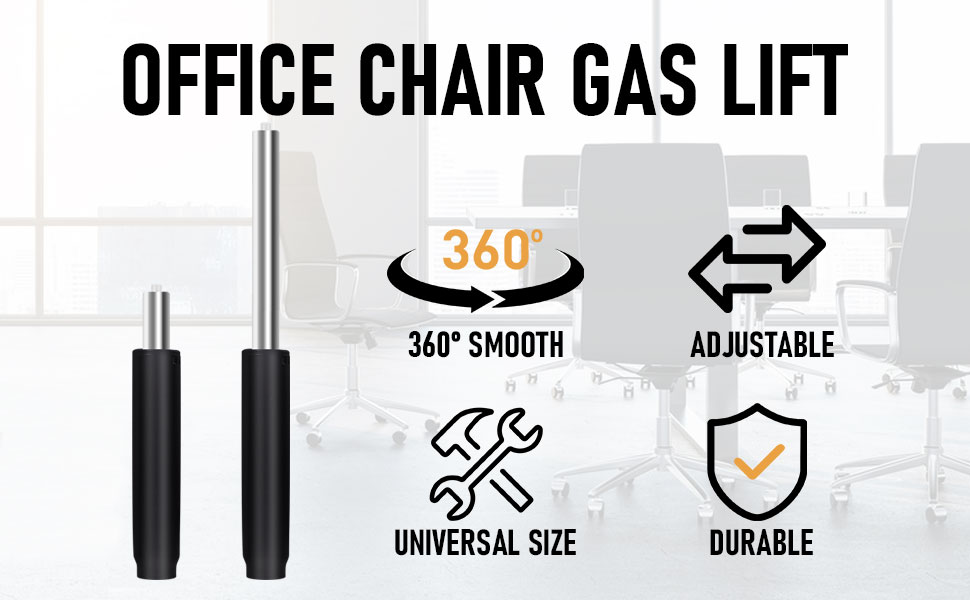 Class 4 Office Chair Gas Cylinder Replacement, 5.3“