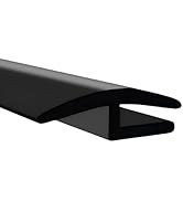 Icyfond Windshield Cowl Seal Strip, 1.7M/5.6Ft H-Shape Car Front and Rear Weatherstrip, Self-Adhe...