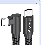 Right Angle USB C Cable 1FT 2Pack, 90 Degree USBC 60W PD Fast Charging &amp; High Speed Transfer Shor...