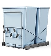 sliding trash can under cabinet