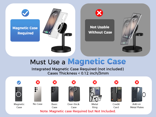 Magnetic Wireless Charger for Samsung