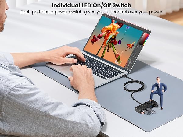 usb hub with switch