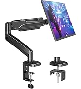 MOUNTUP Single Monitor Desk Mount Holds Screen up to 32 inch, Height Adjustable Monitor Arm, Comp...