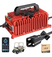 10L0L 15 Amp 48 Volt Golf Cart Charger for Yamaha,Smart Golf Cart Battery Charger, 3 Battery Type...