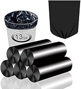 Trash Bags 13 Gallon Tall Kitchen Garbage Bags, Inwaysin Recycle Bags Black