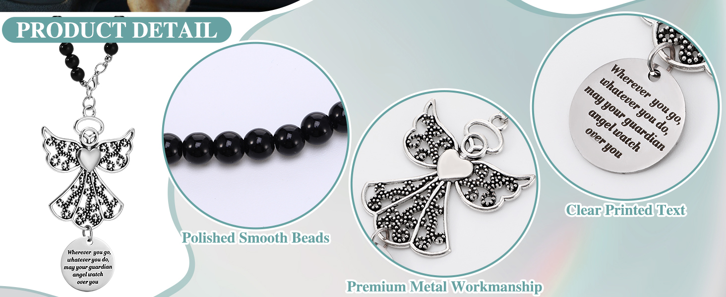 Guardian Angel Rearview Mirror Charm