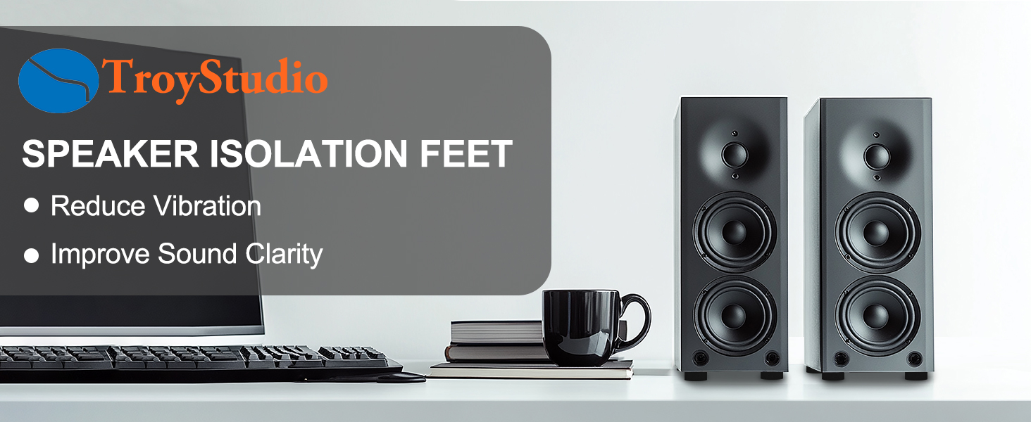 speaker isolation feet