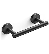 FORIOUS Toilet Paper Holder, Black Toilet Paper Holder Wall Mount, Stainless Steel Rustproof Wall...